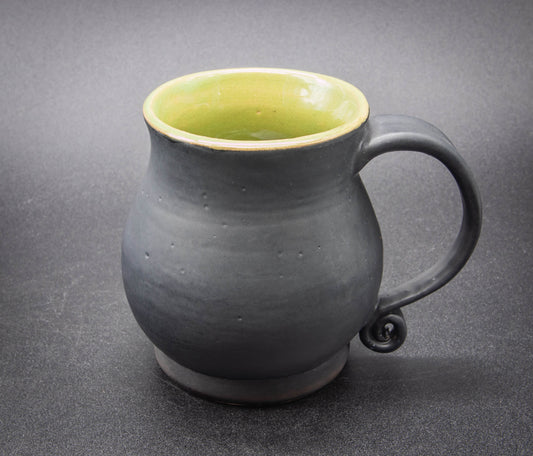 Black "Cauldron" Mug